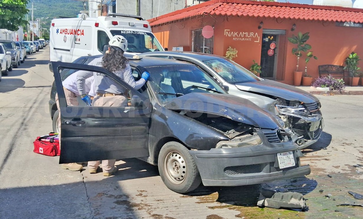 Queda gravemente lesionada tras una fuerte colisión