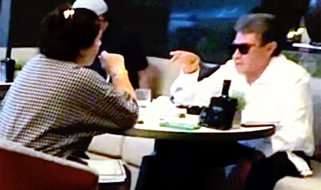 “Estábamos desayunando”, dijo Ricardo Monreal. Cortesía