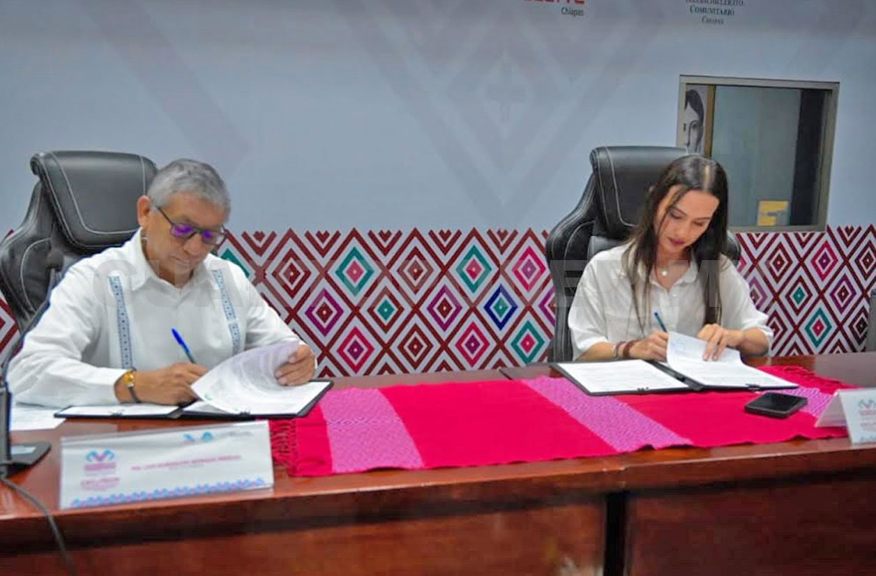 Firman Indeporte y Cecytech convenio a favor del desarrollo