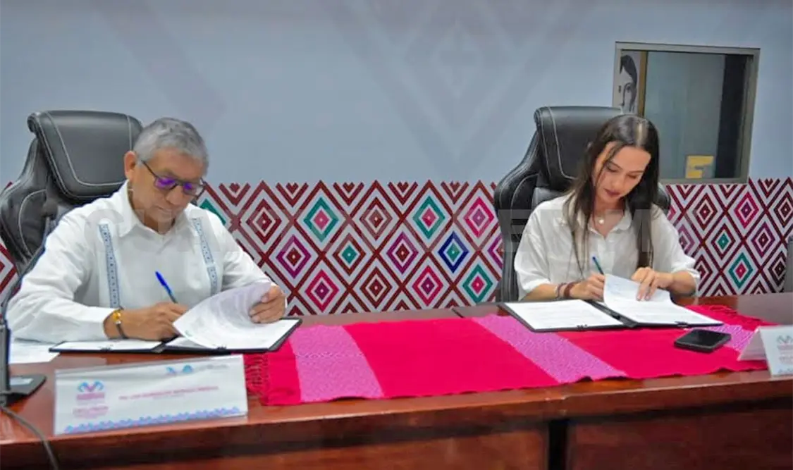 Firmaron un convenio de colaboración que incluye el uso compartido de instalaciones deportivas. Cortesía