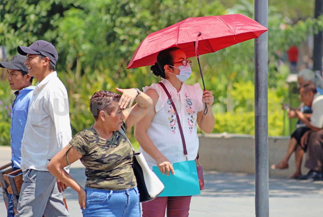 Evaporación por lluvia, riesgo de golpe de calor