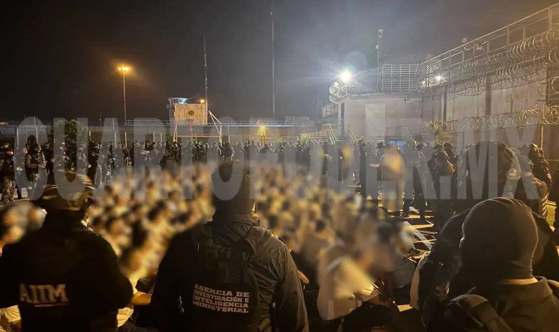 SSP realiza operativo de extracción y cambios en Centros Penitenciarios de Chiapas