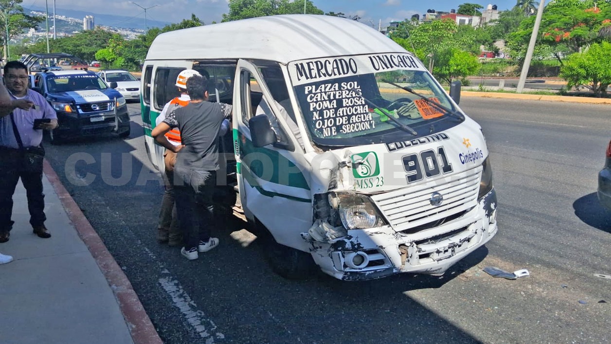 Colectivazo: cinco lesionados y daños fueron el saldo