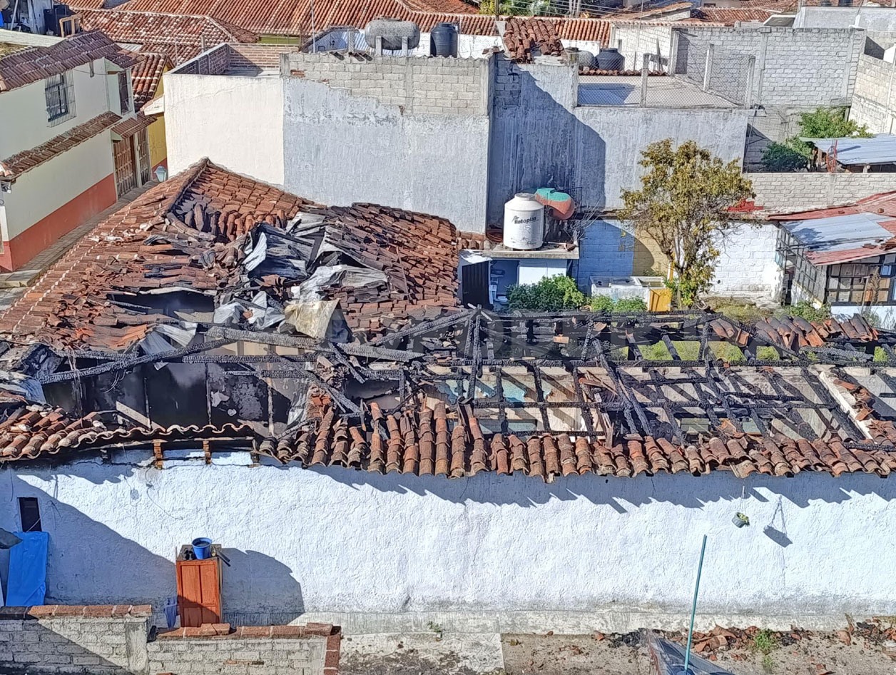 Fallece calcinado al incendiarse su casa