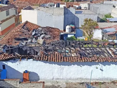 Fallece calcinado al incendiarse su casa