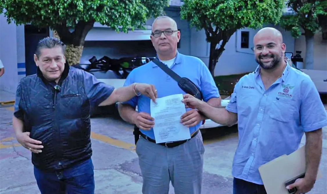 Cesan a Secretario de Seguridad municipal de Cuautla; no aprobó los exámenes de control y confianza. Cortesía