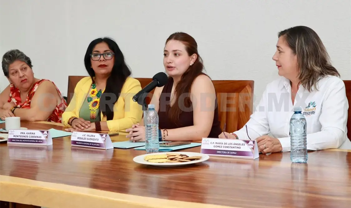 Valeria Rosales reafirmó su compromiso de ofrecer agua de calidad. Cortesía