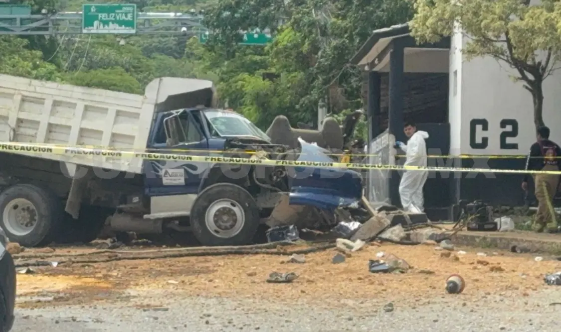 Aspecto de la zona donde ocurrió el accidente. Ulises Villalobos. CP