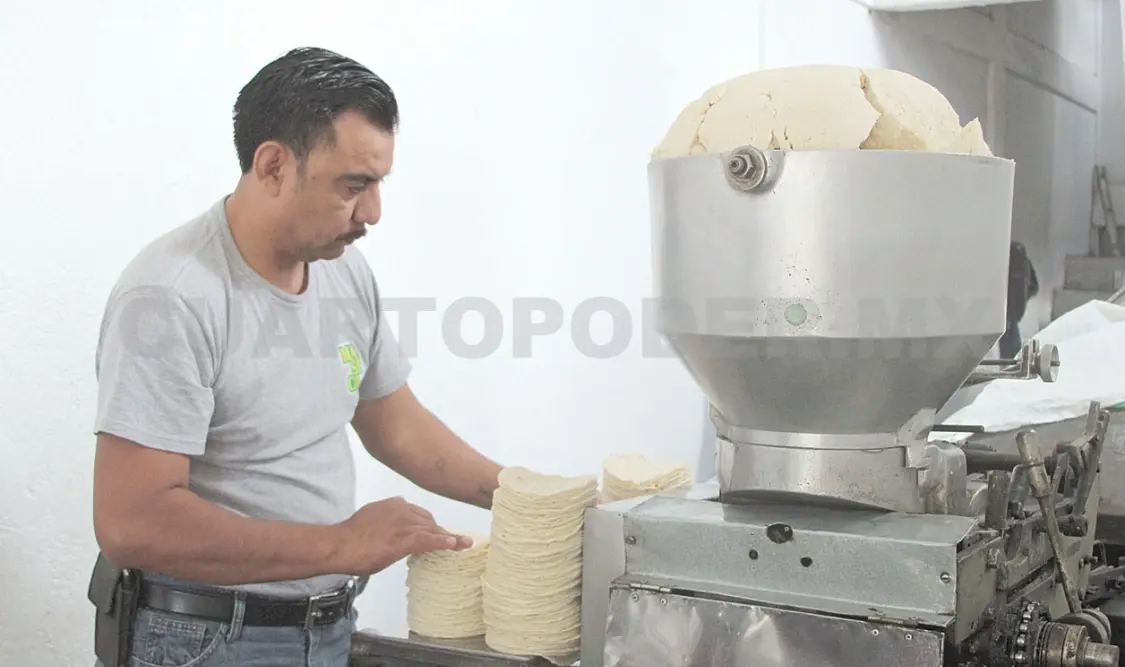 La tortilla es un producto básico en la alimentación de los mexicanos. Cortesía
