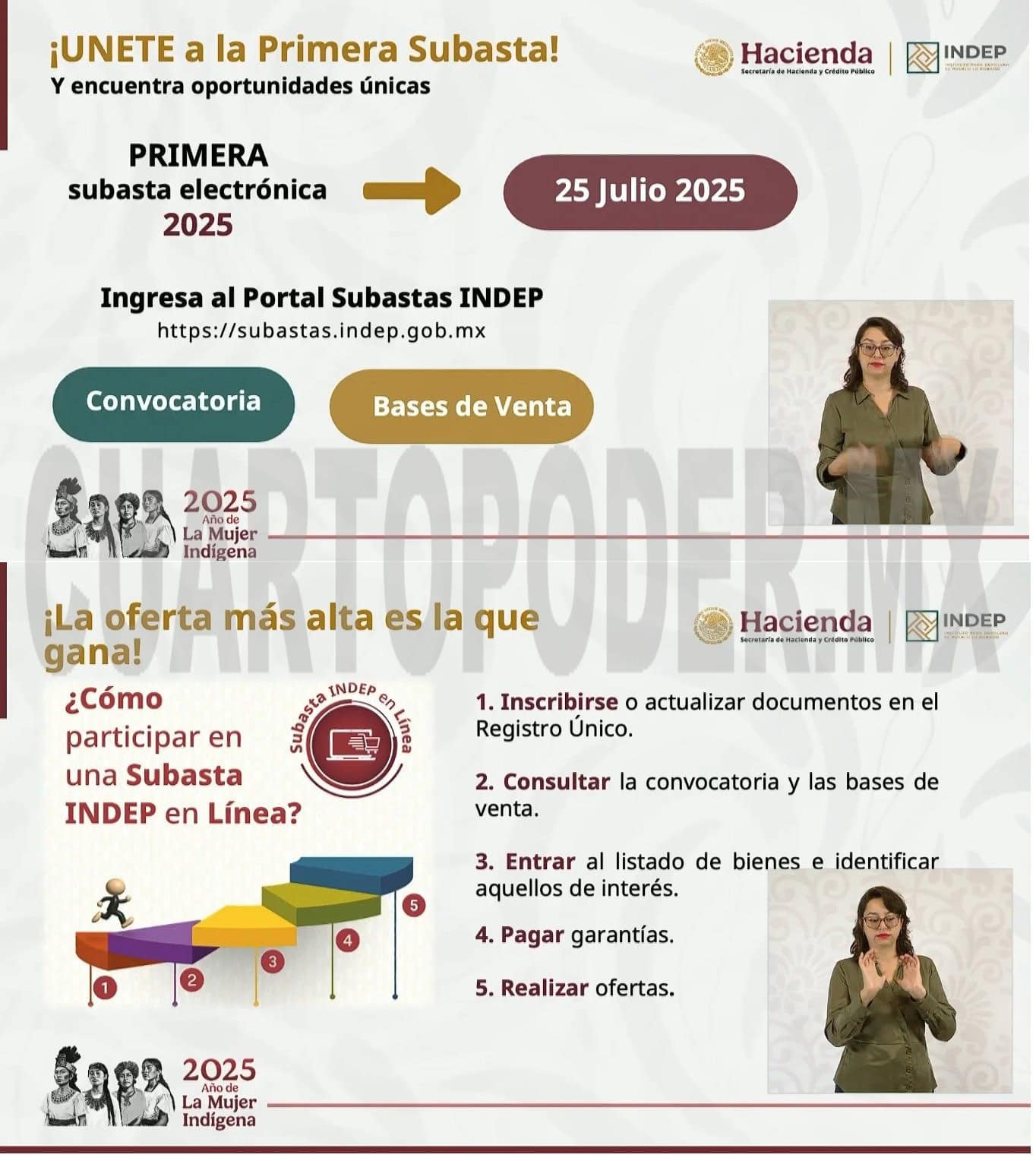 Gobierno de Sheinbaum lanza primera gran subasta de bienes decomisados