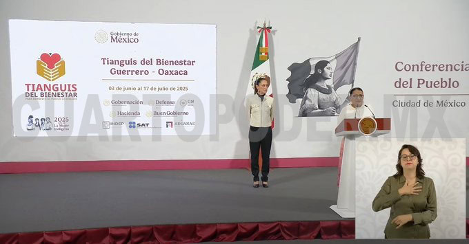 Sheinbaum impulsa Tianguis del Bienestar con más de un millón de bienes entregados