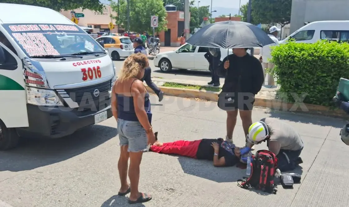 De nueva cuenta, un colectivo es protagonista tras atropellar a un peatón. Ulises Villalobos / CP