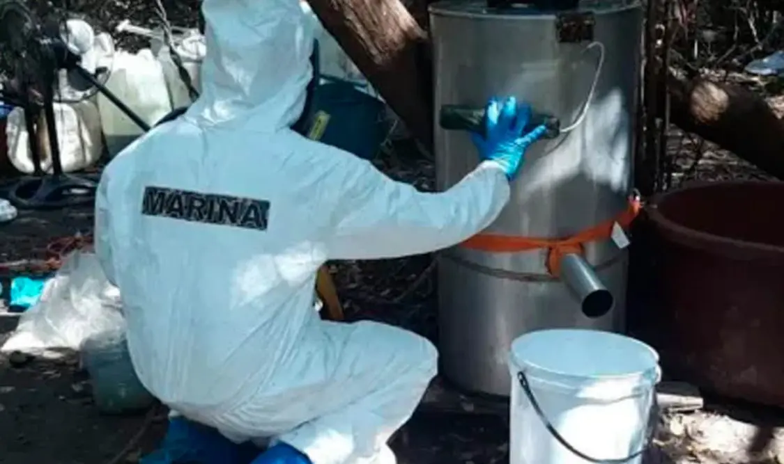 En el presente año suman 423.71 toneladas de sustancias químicas aseguradas. Cortesía