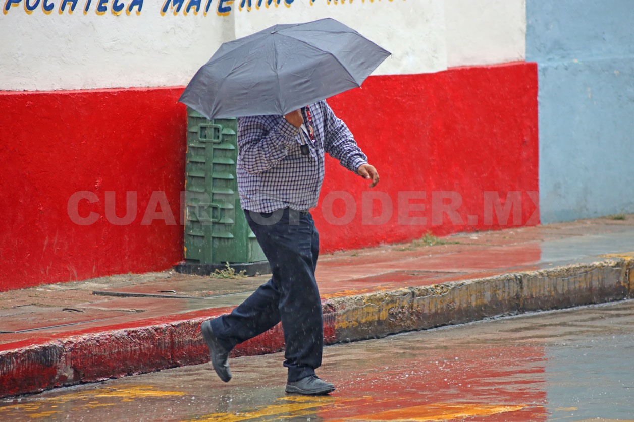 Advierten pronóstico de lluvias intensas