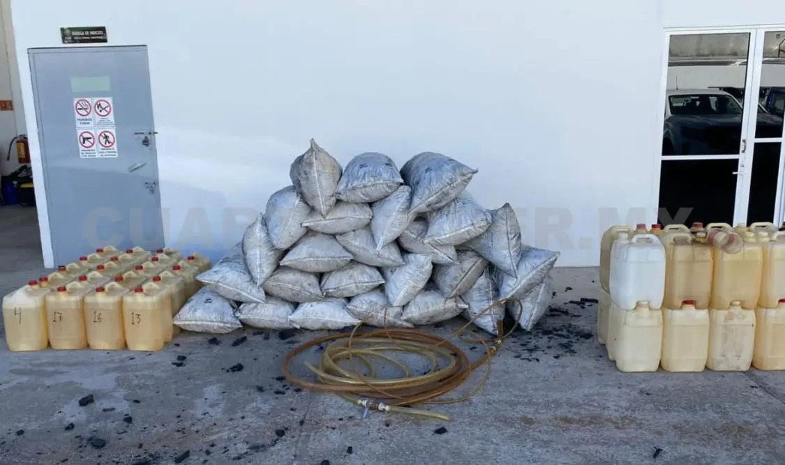 En cateo, la FGR aseguró el hidrocarburo en San Juan Chamula. CP