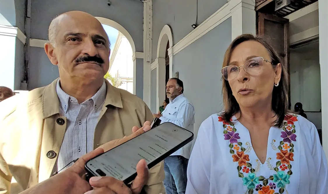 La gobernadora del estado, Rocío Nahle, aseguró que su gobierno no mantiene ningún pacto con algún grupo criminal. Cortesía