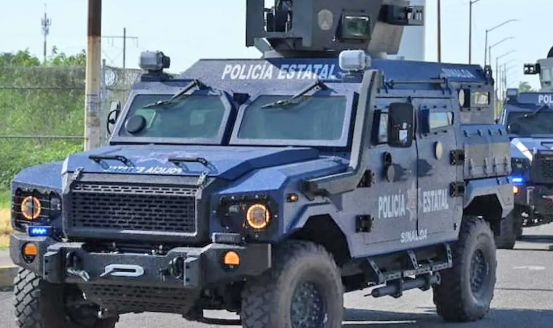 Las unidades blindadas fueron exhibidas en la capital del estado de Sinaloa. Cortesía