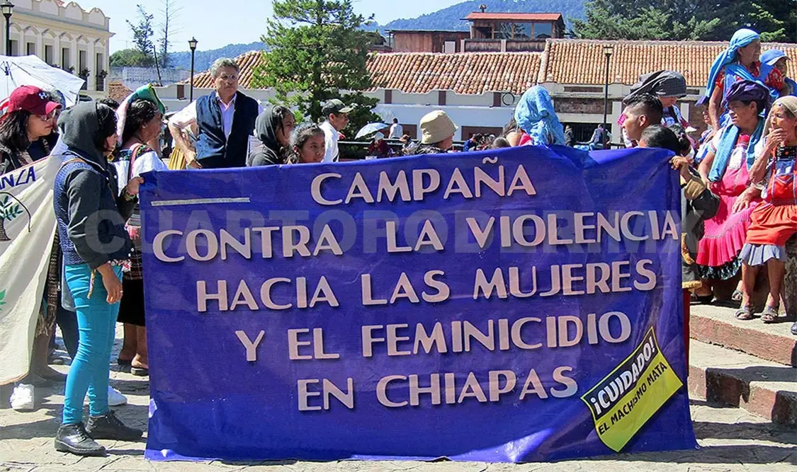 En Chiapas la violencia contra las mujeres es un grave problema. CP