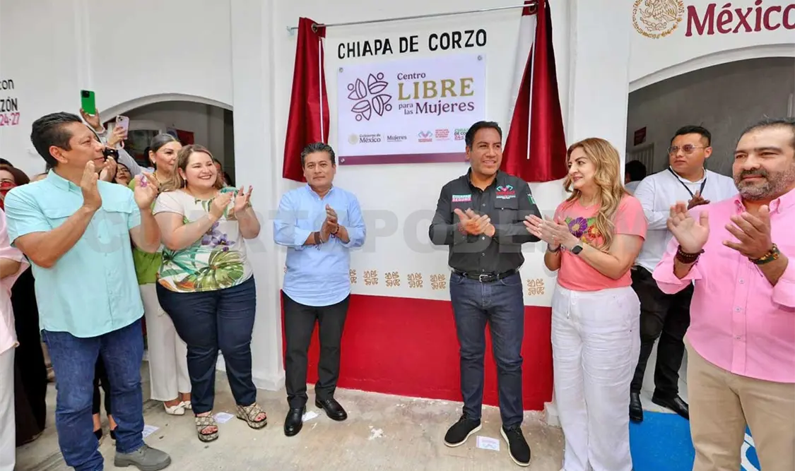 En Chiapa de Corzo, el gobernador inauguró el Centro Libre. Cortesía