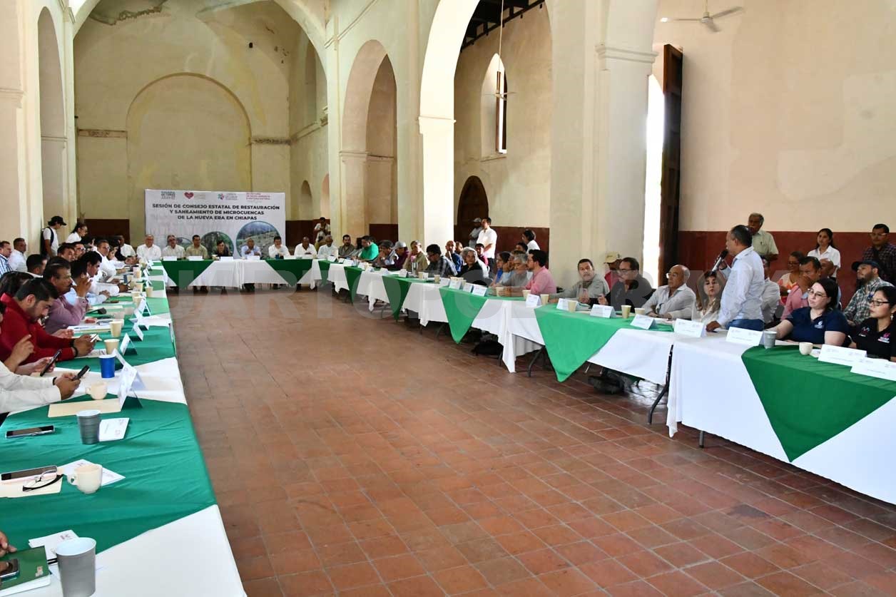 Realizan Sesión del Consejo Estatal de Microcuencas