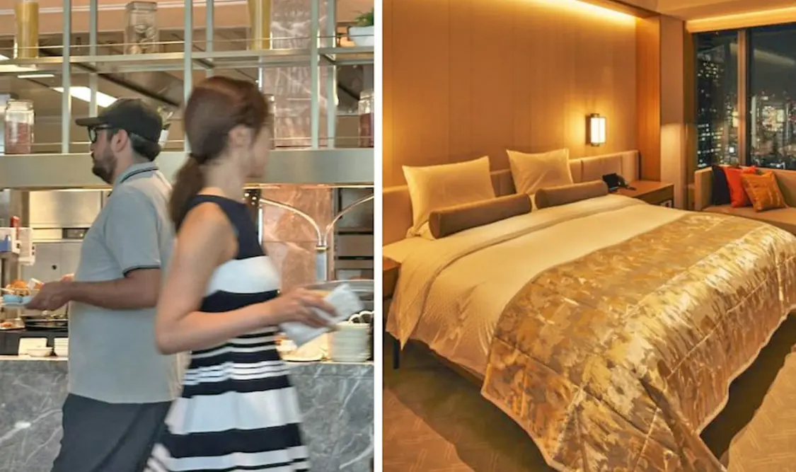 Gorra lentes oscuros en sitios cerrados es lo de hoy en el Morena Tour: periodista. Cortesía