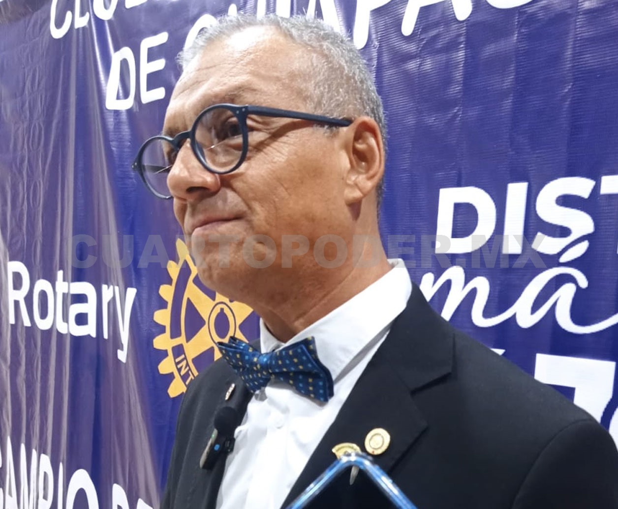 El gobierno no puede solo por eso nos sumamos: Rotario