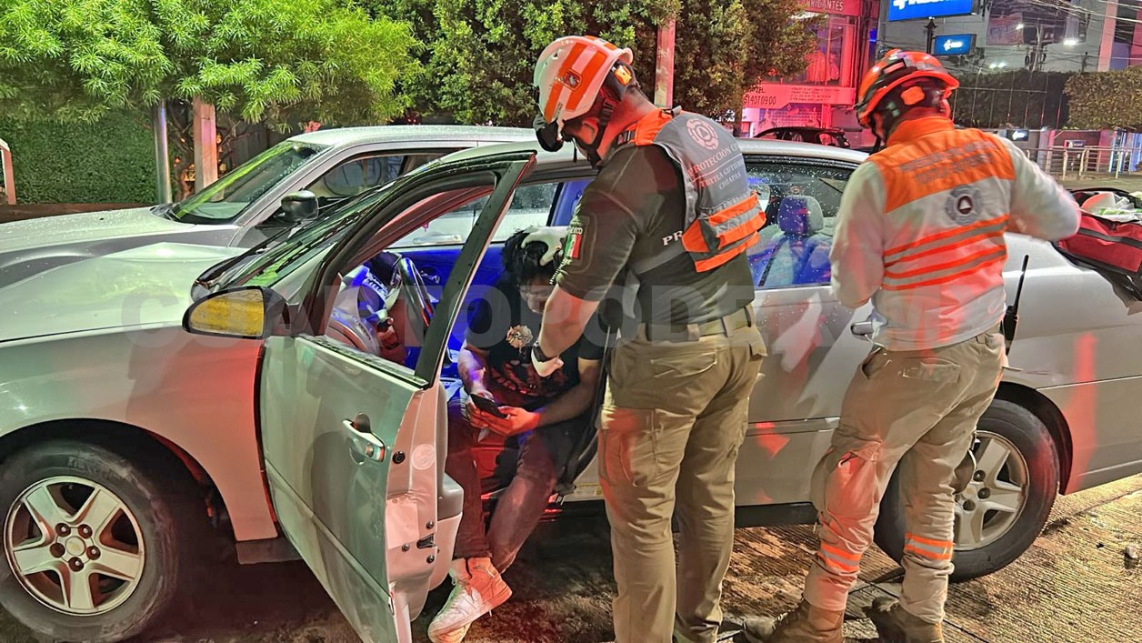 Lo impactan al tratar de incorporarse a colonia