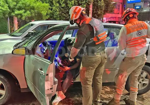 Lo impactan al tratar de incorporarse a colonia