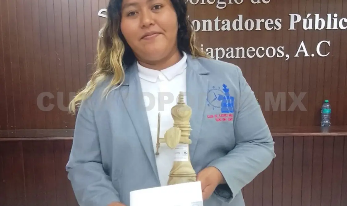 La WFM Sandra Guillén Cristóbal, oriunda de Veracruz, se llevó invicta el Campeonato de Ajedrez Élite Chiapas. Cortesía