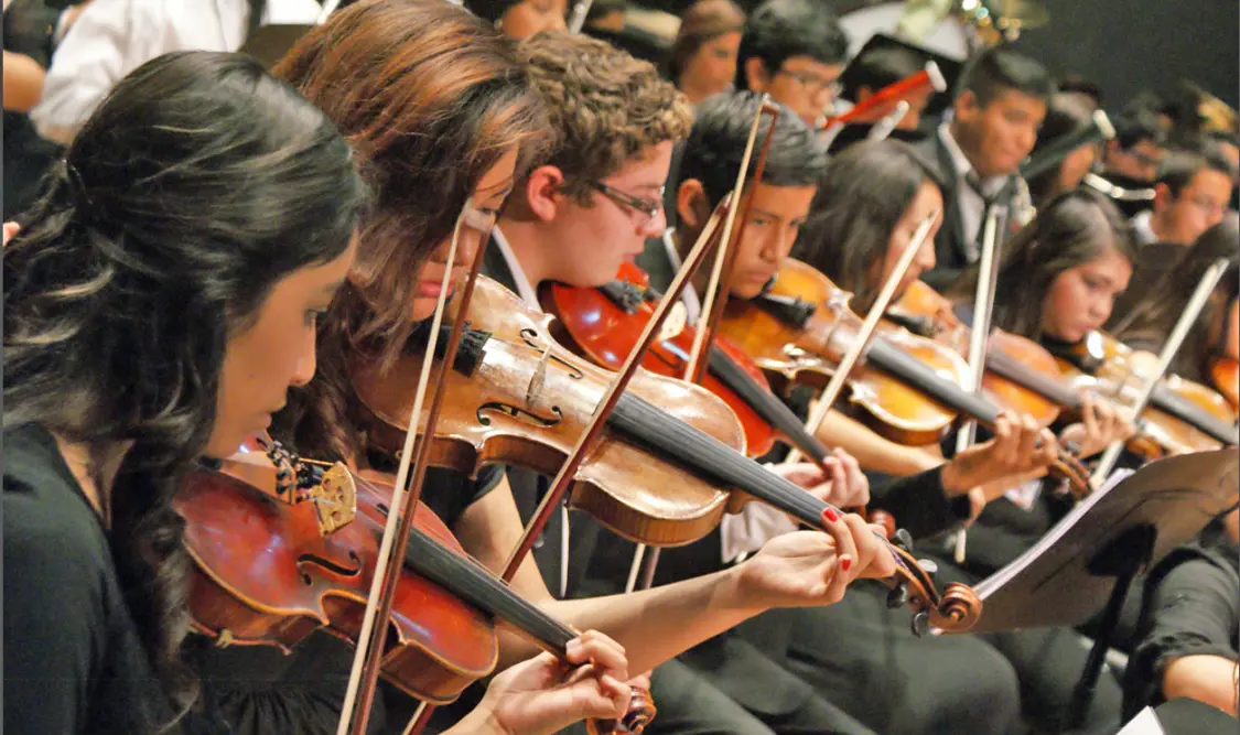 Refieren que muchos de los jóvenes no habían tenido la oportunidad de tocar en un ensamble de esta naturaleza. Cortesía