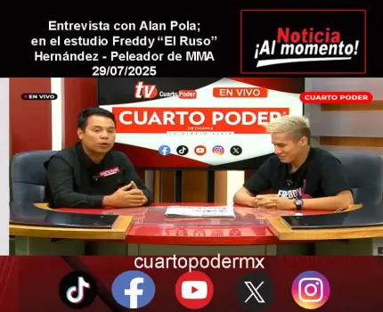 Entrevista con Alan Pola; en el estudio Freddy "El Ruso" Hernández - Peleador de MMA
