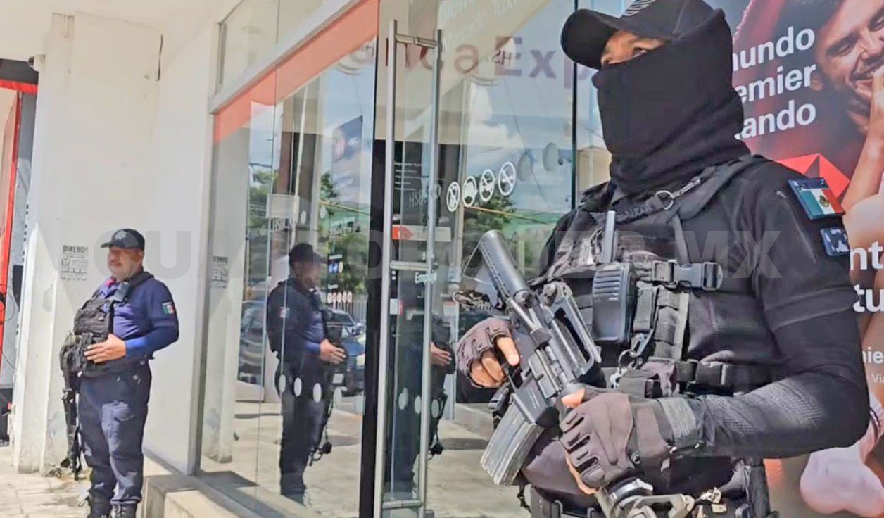 Refuerzan operativos en bancos: Ayuntamiento
