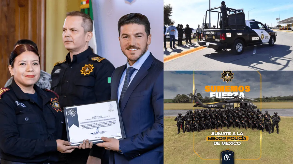 El gobernador Samuel García entrega reconocimientos. Cortesía
