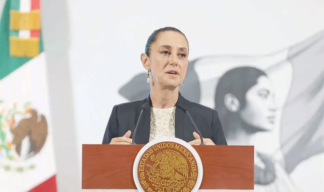 La presidenta destacó la contribución que hacen las y los millones de mexicanos a la economía de la Unión Americana. Cortesía