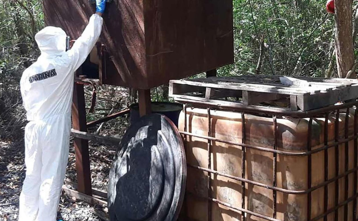 Incautan 500 litros de metanfetamina
