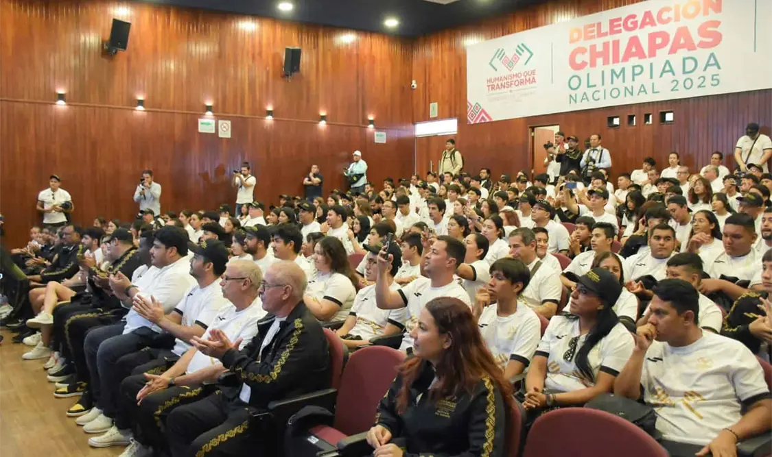 La delegación chiapaneca cerró su participación con 84 medallas en 13 disciplinas. Cortesía