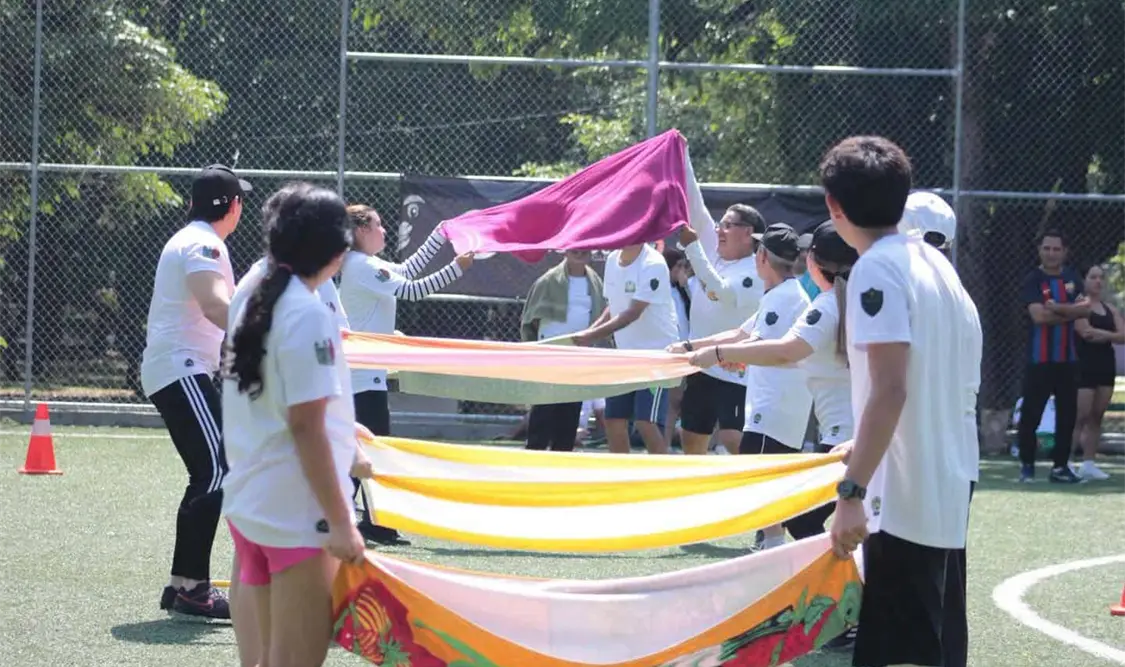 Participantes en pleno arranque de las actividades en el parque Caña Hueca, sede oficial de las competencias. Alan Pola/CP