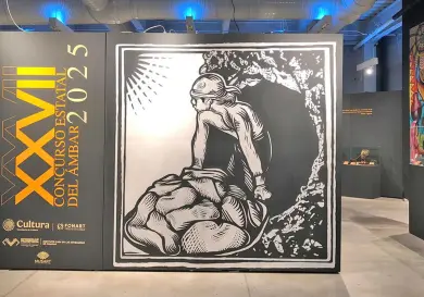 Presentan mural en homenaje a mineros