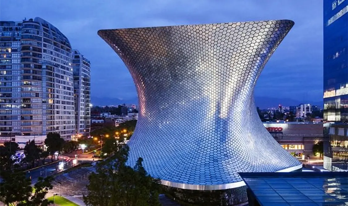 El Museo Soumaya es de entrada gratuita. Cortesía