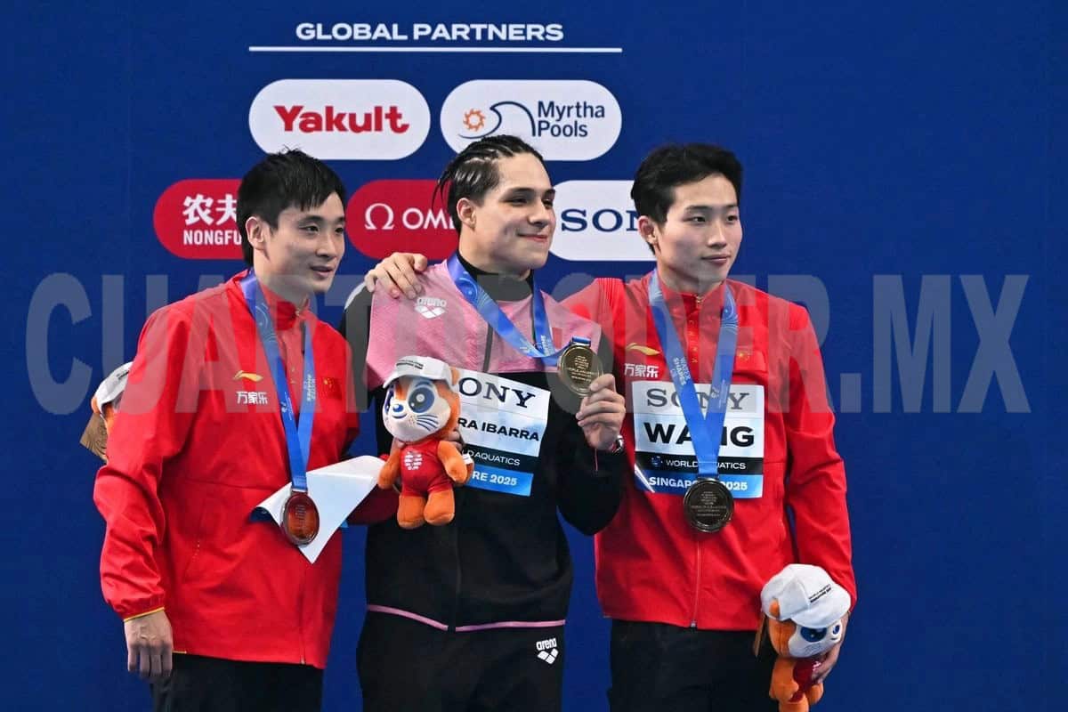 Osmar Olvera hace historia y se corona campeón mundial en trampolín de 3 metros