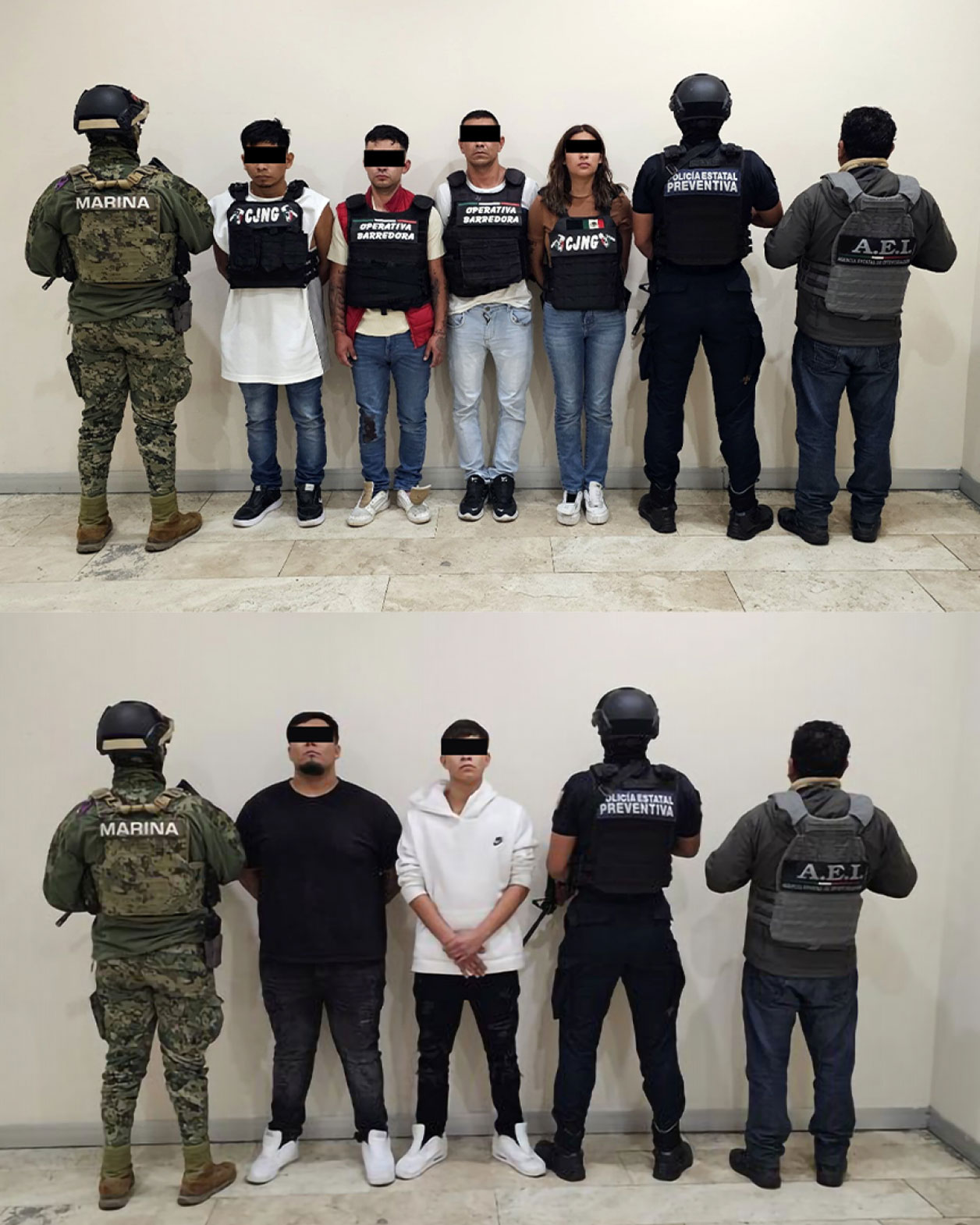 Caen seis de “La Barredora” del CJNG 