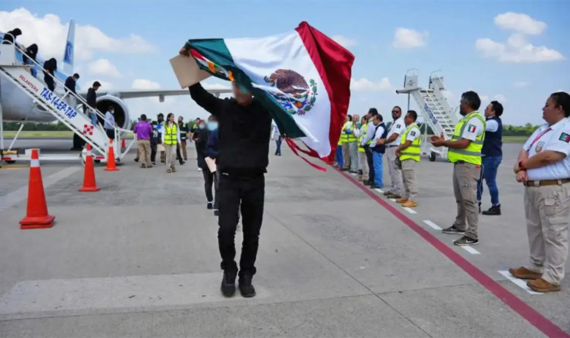 Continúan albergues para atender a mexicanas y mexicanos repatriados. Cortesía