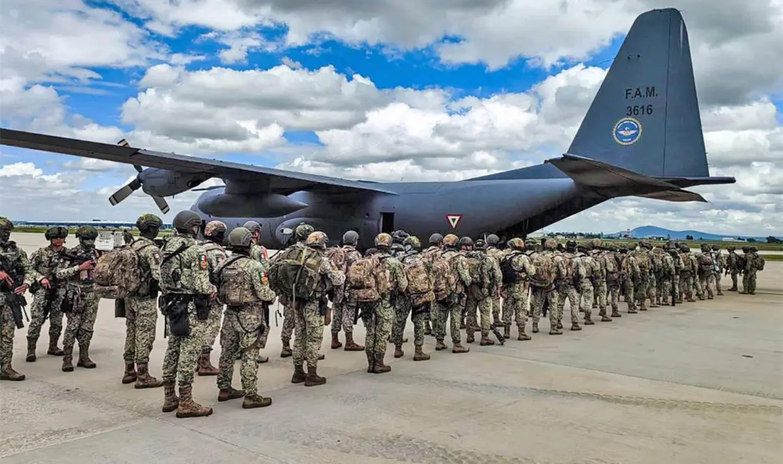 Desde el pasado 23 de julio, se inició la llegada de nuevos refuerzos militares. Cortesía