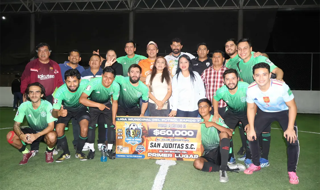 San Juditas levantó el trofeo tras vencer con autoridad en la gran final del torneo. Alan Pola/CP