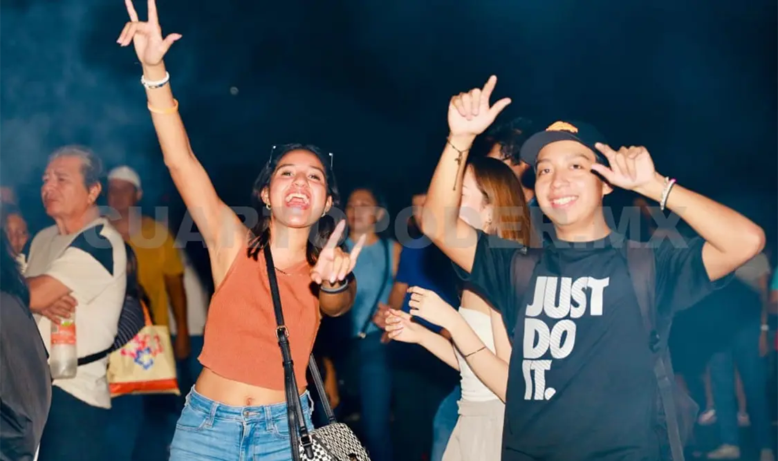 Música electrónica, emprendimiento y ambiente familiar se vivió este sábado. CP
