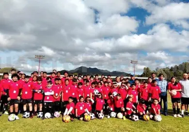 Atlético de Madrid realizó campamento