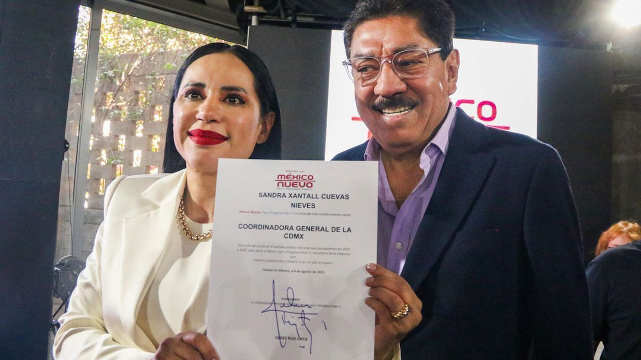 Sandra Cuevas vuelve a la política