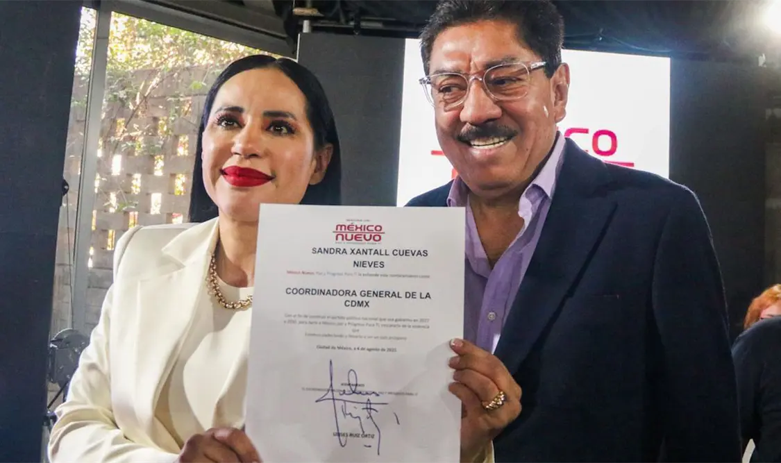 Sandra Cuevas vuelve a la política