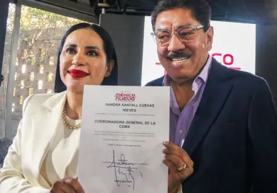 Sandra Cuevas vuelve a la política