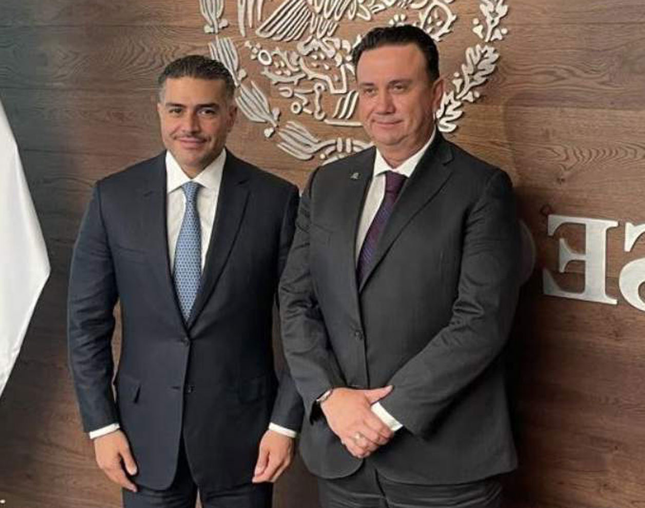 Harfuch se reúne con Juan José Sierra de la Coparmex